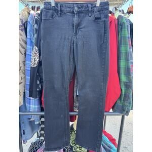 Old Navy Jeans Women's 26 Short Black Zipper Stretch Fit Comfort Straight Leg